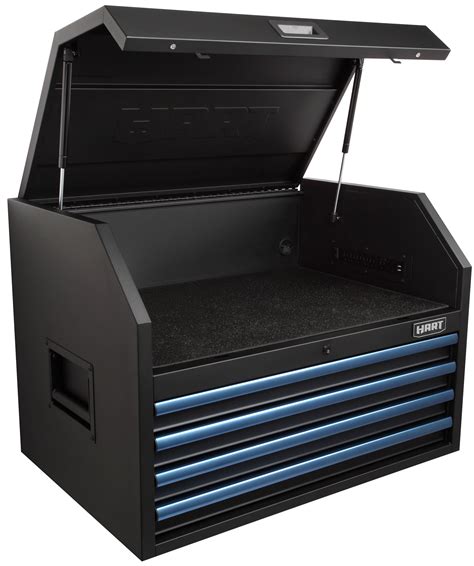 tool box with power strip